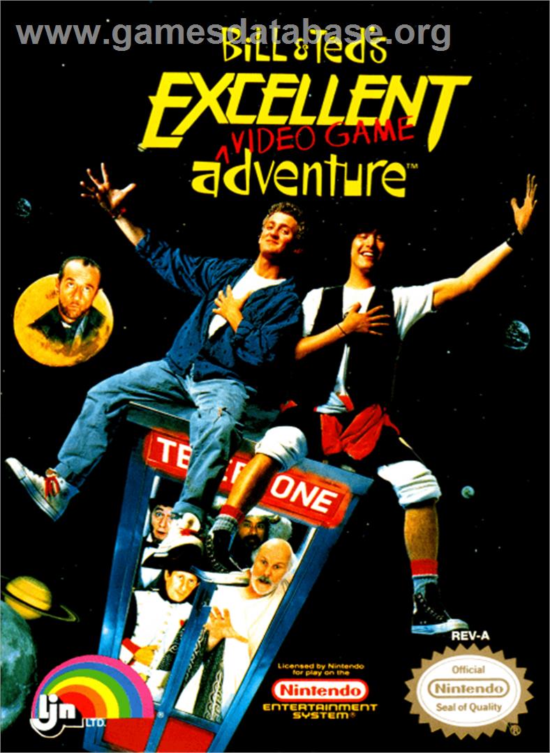 Bill & Ted's Excellent Adventure - Nintendo NES - Artwork - Box