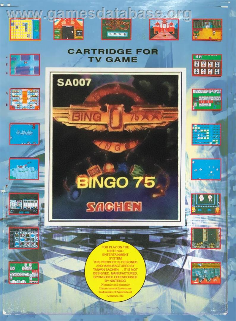 Bingo 75 - Nintendo NES - Artwork - Box