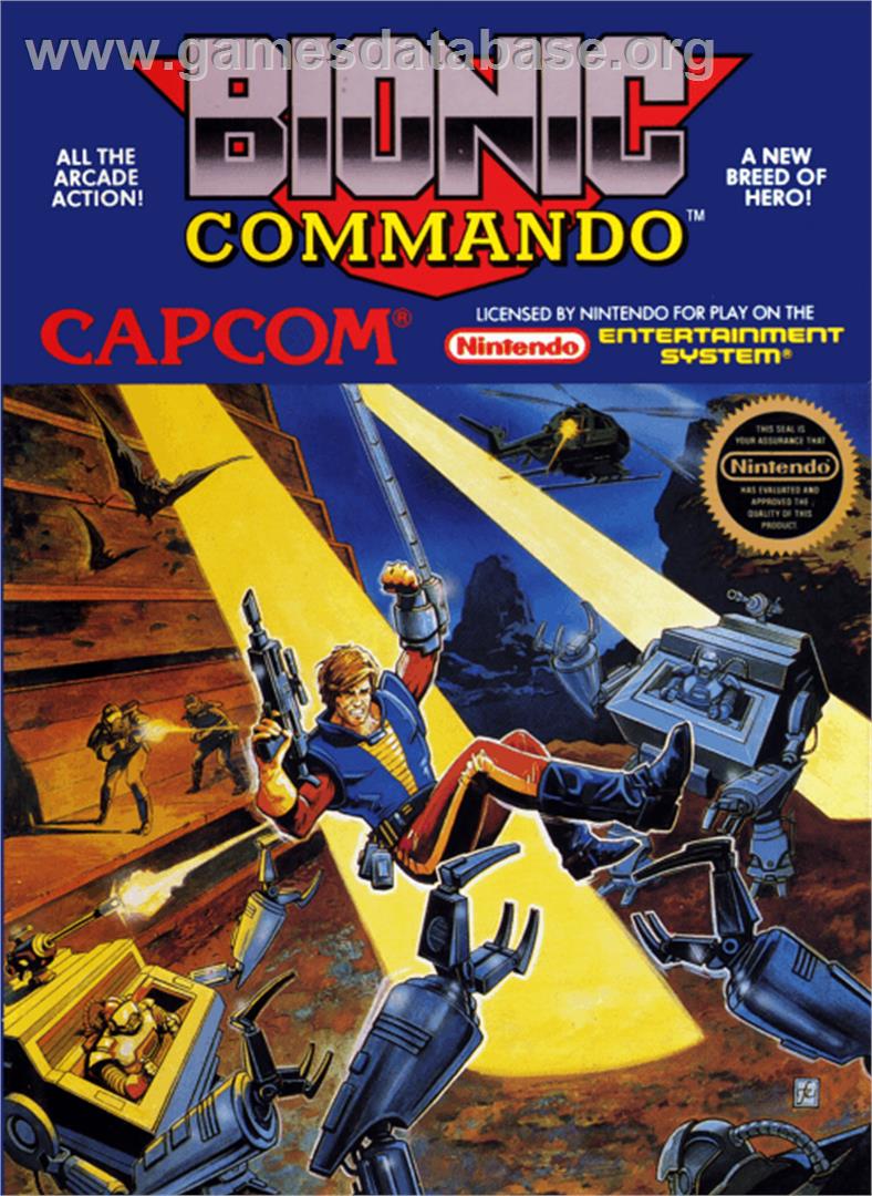 Bionic Commando - Nintendo NES - Artwork - Box