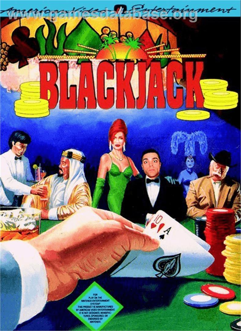 Blackjack - Nintendo NES - Artwork - Box