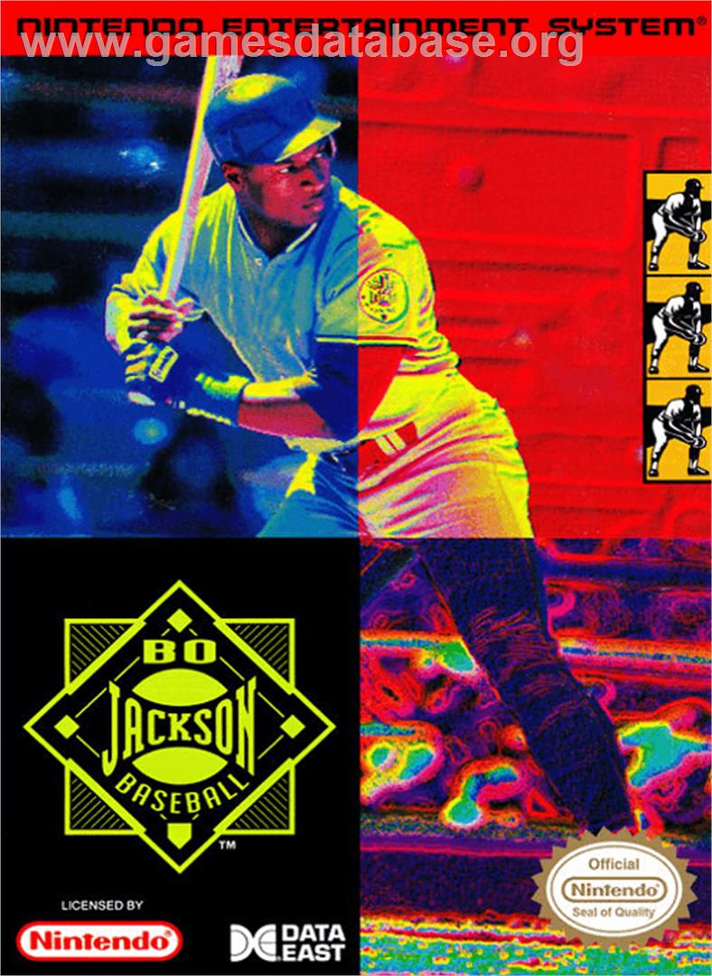 Bo Jackson Baseball - Nintendo NES - Artwork - Box