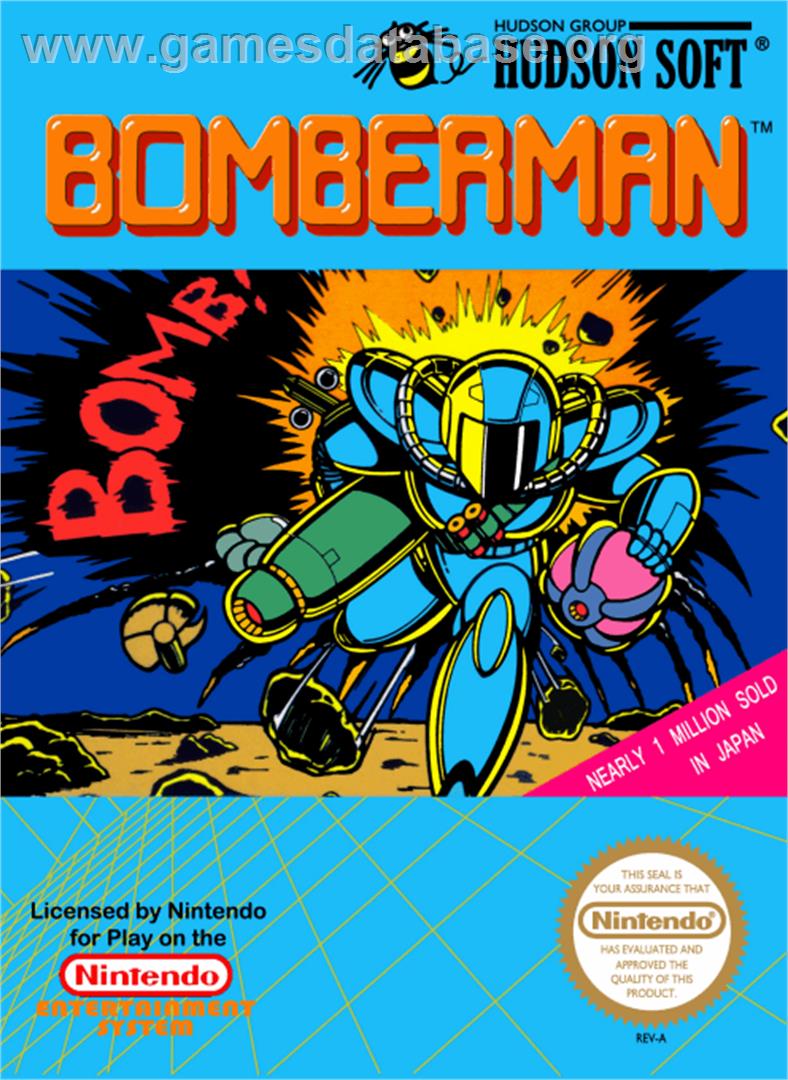 Bomberman - Nintendo NES - Artwork - Box