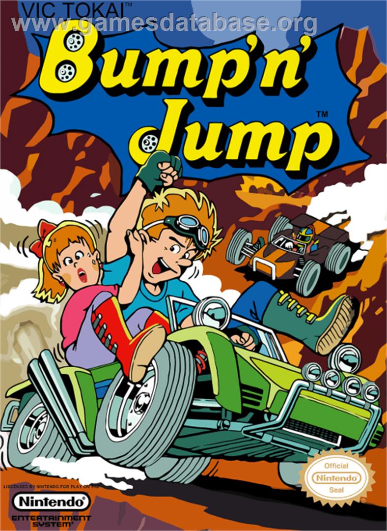 Bump 'n' Jump - Nintendo NES - Artwork - Box