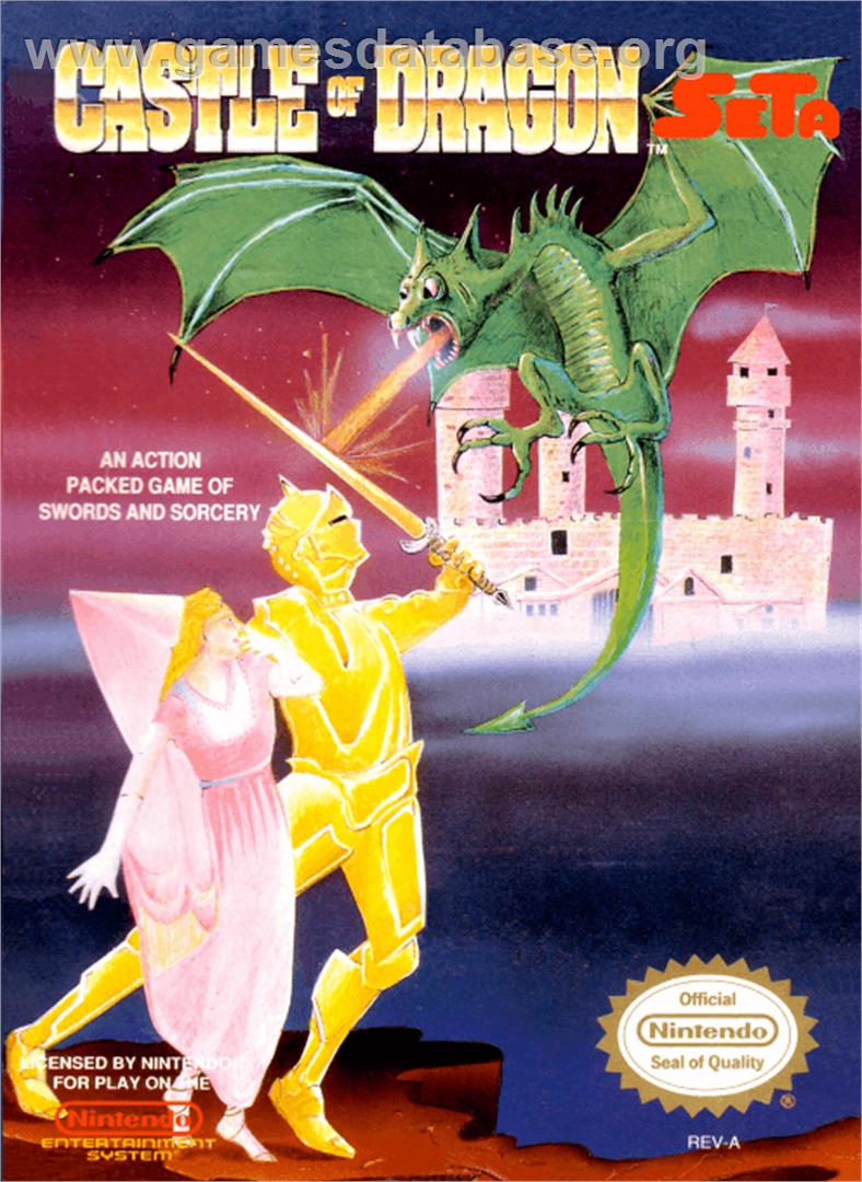 Castle of Dragon - Nintendo NES - Artwork - Box