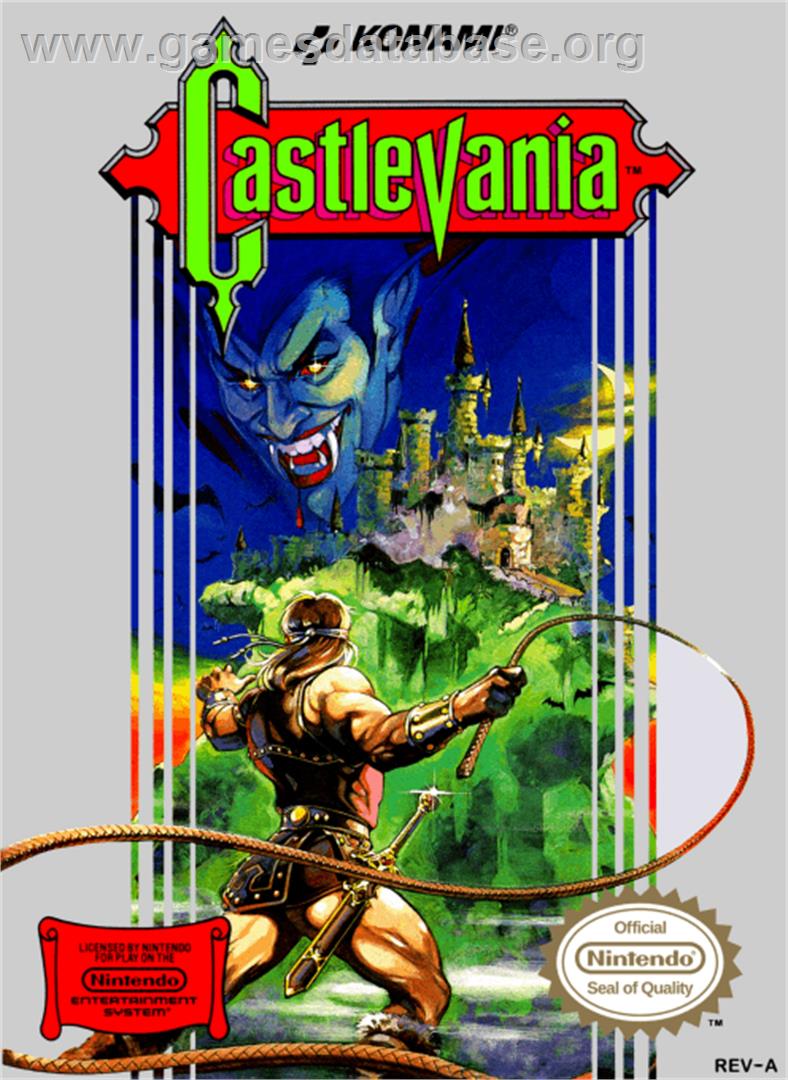 Castlevania - Nintendo NES - Artwork - Box