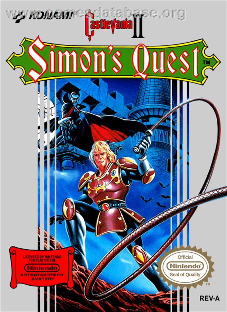 Castlevania 2: Simon's Quest - Nintendo NES - Artwork - Box