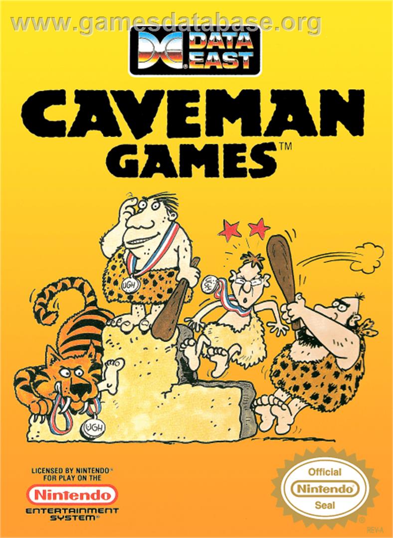 Caveman Ugh-Lympics - Nintendo NES - Artwork - Box