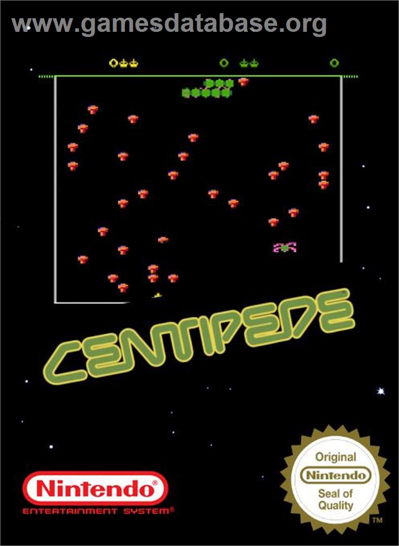 Centipede - Nintendo NES - Artwork - Box