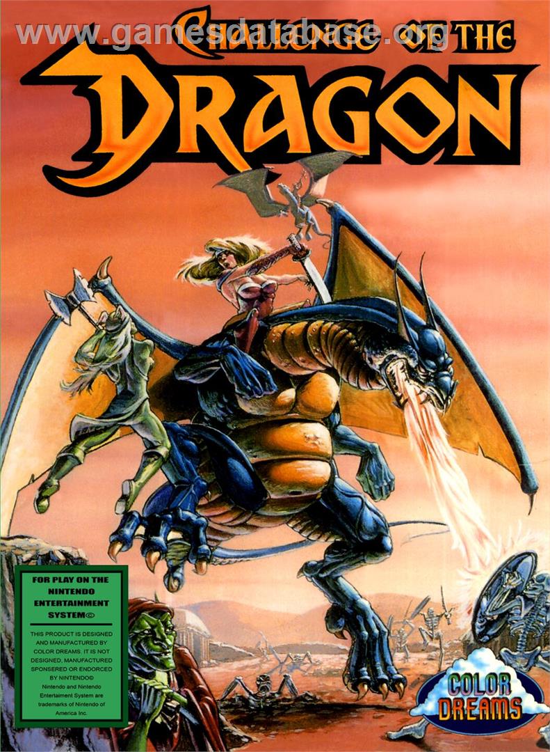 Challenge of the Dragon (Color Dreams Version) - Nintendo NES - Artwork - Box