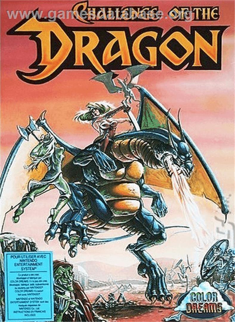Challenge of the Dragon - Nintendo NES - Artwork - Box