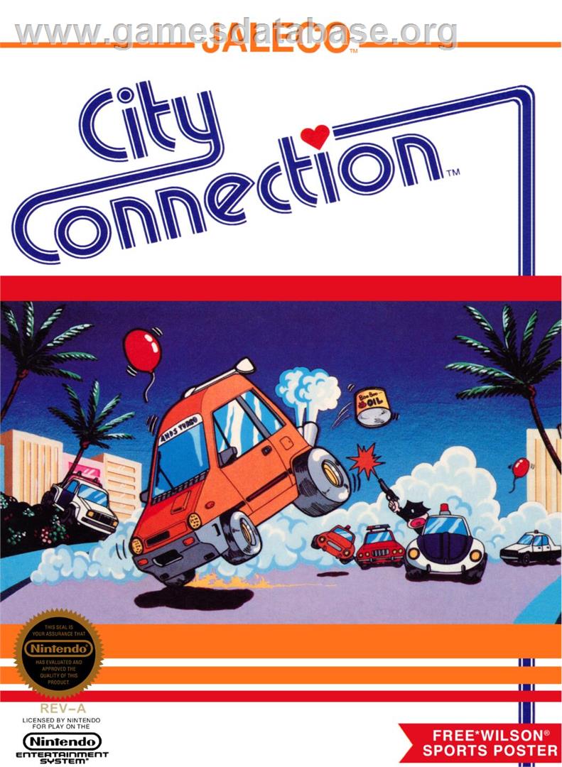 City Connection - Nintendo NES - Artwork - Box