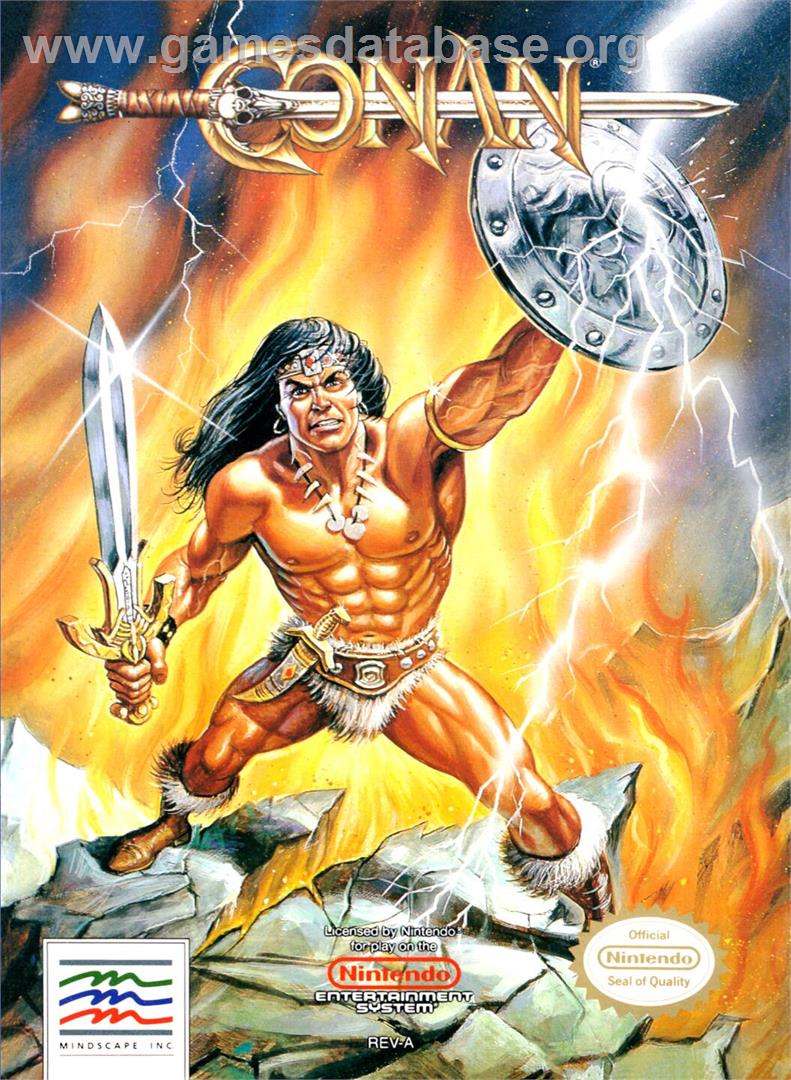 Conan - Nintendo NES - Artwork - Box