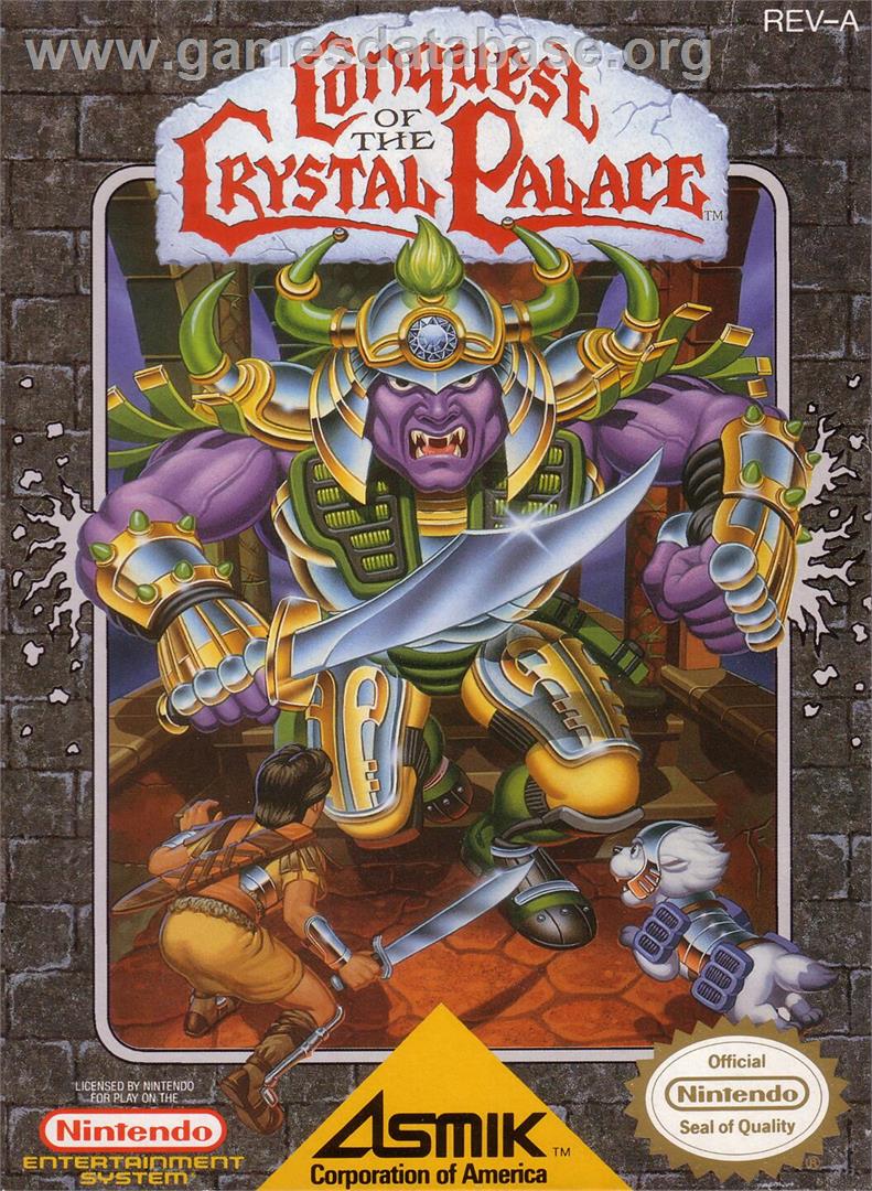 Conquest Of The Crystal Palace - Nintendo NES - Artwork - Box