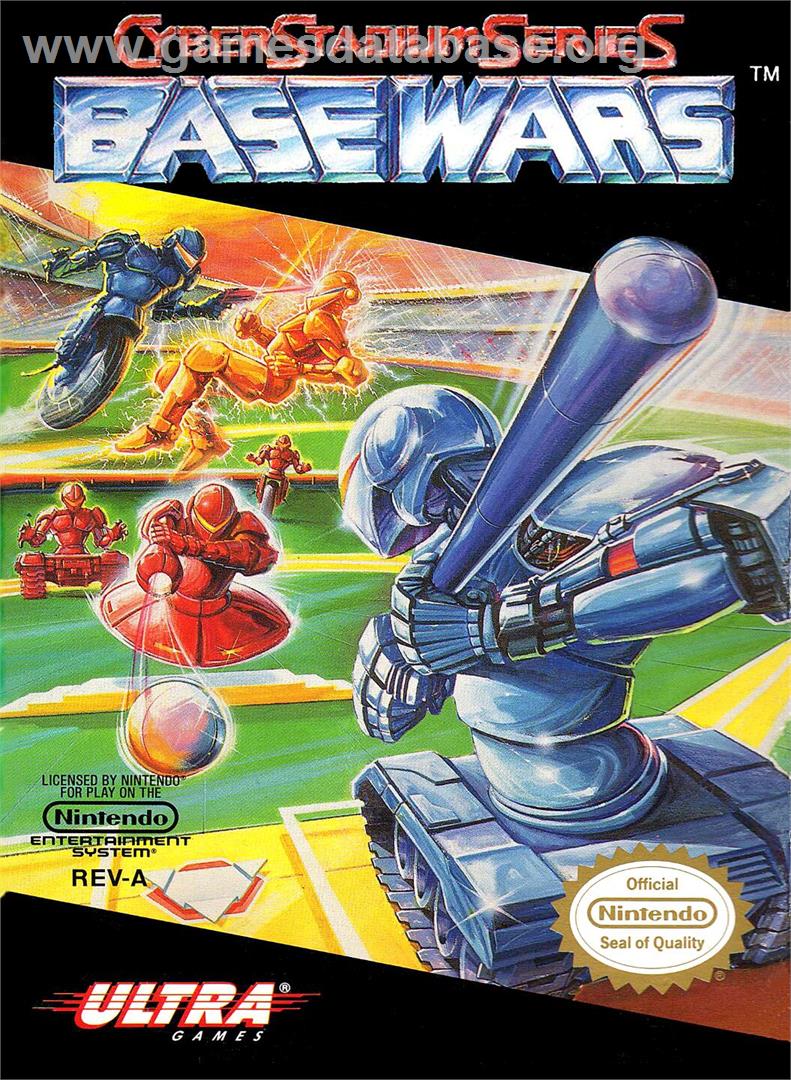 Cyber Stadium Series - Base Wars - Nintendo NES - Artwork - Box