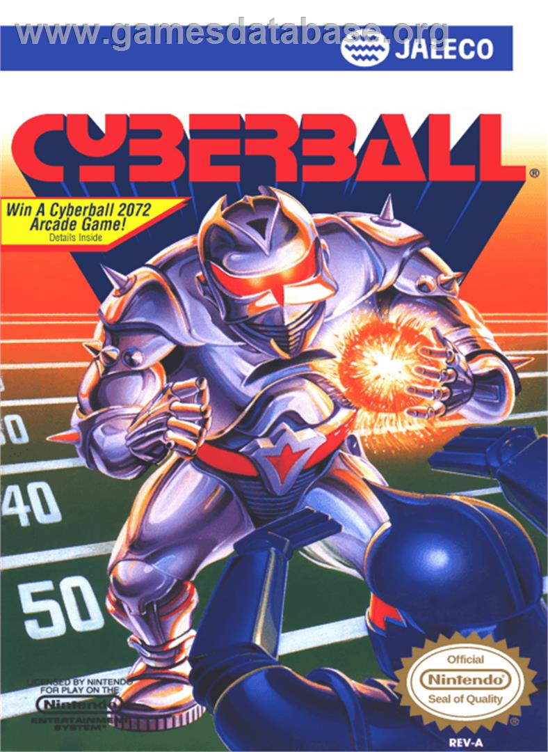 Cyberball - Nintendo NES - Artwork - Box