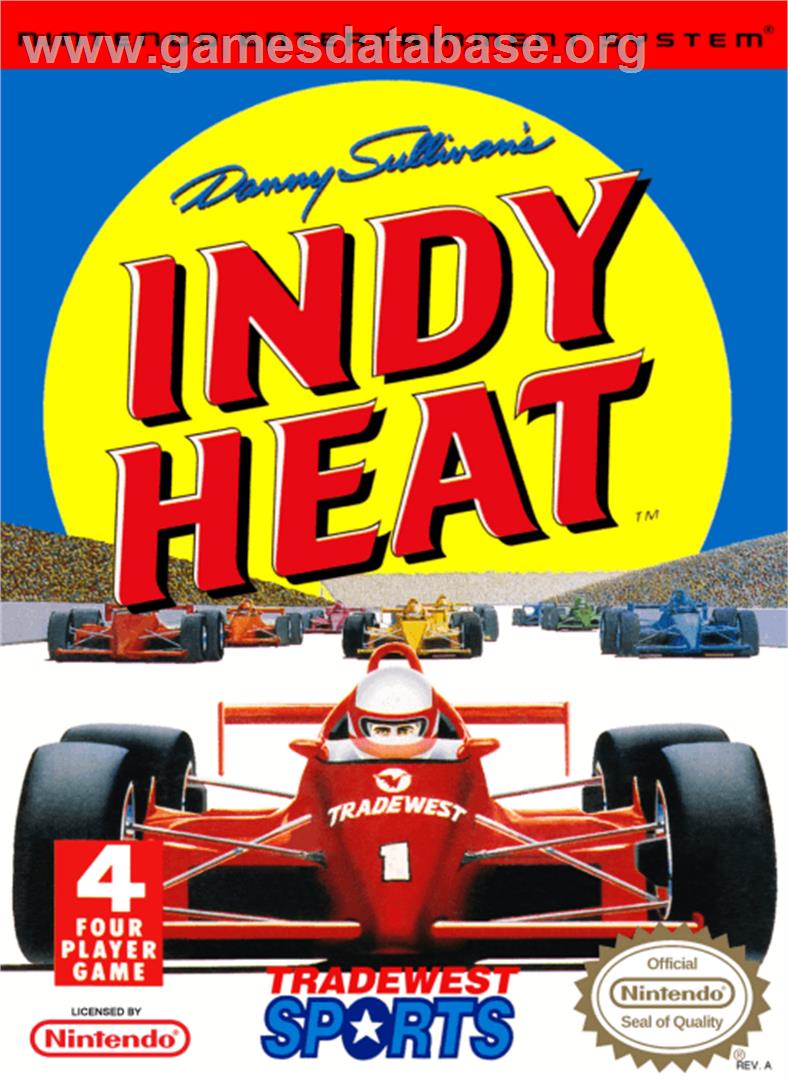 Danny Sullivan's Indy Heat - Nintendo NES - Artwork - Box
