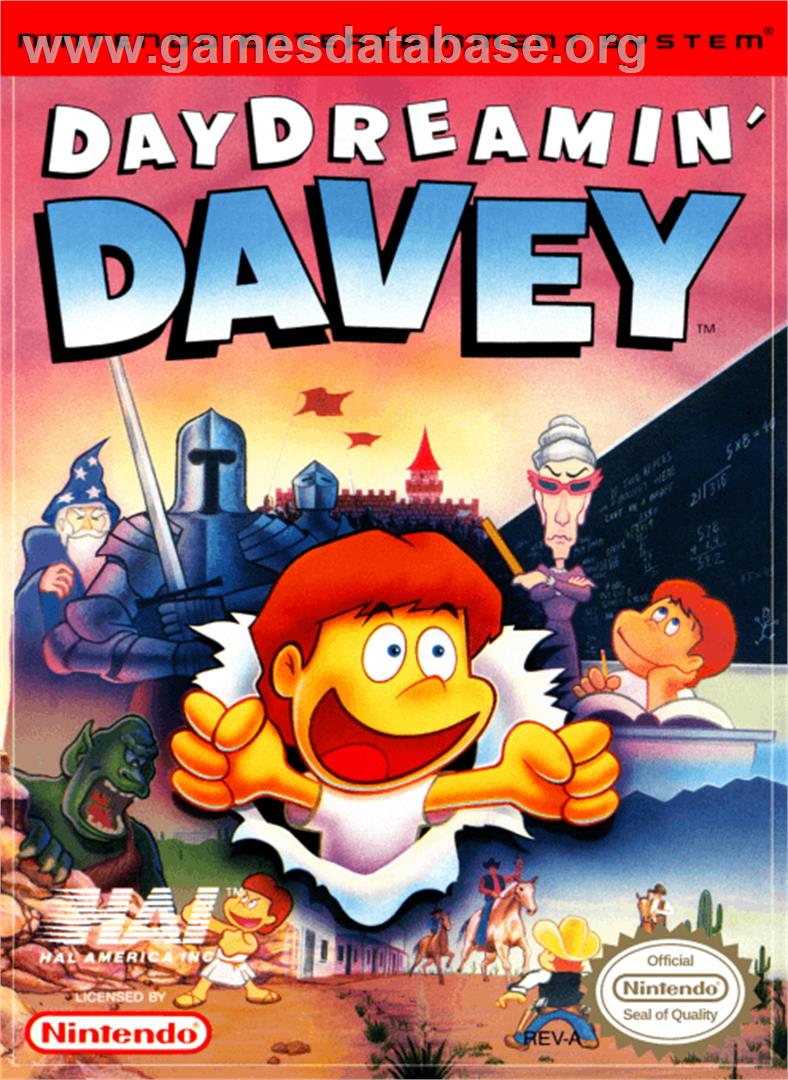 Day Dreamin' Davey - Nintendo NES - Artwork - Box