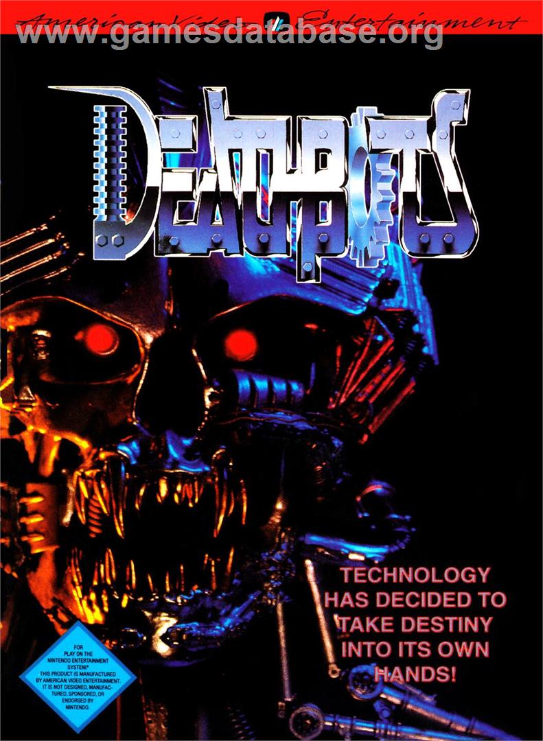 Deathbots - Nintendo NES - Artwork - Box