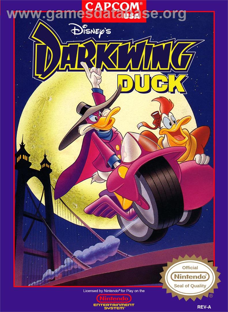 Disney's Darkwing Duck - Nintendo NES - Artwork - Box