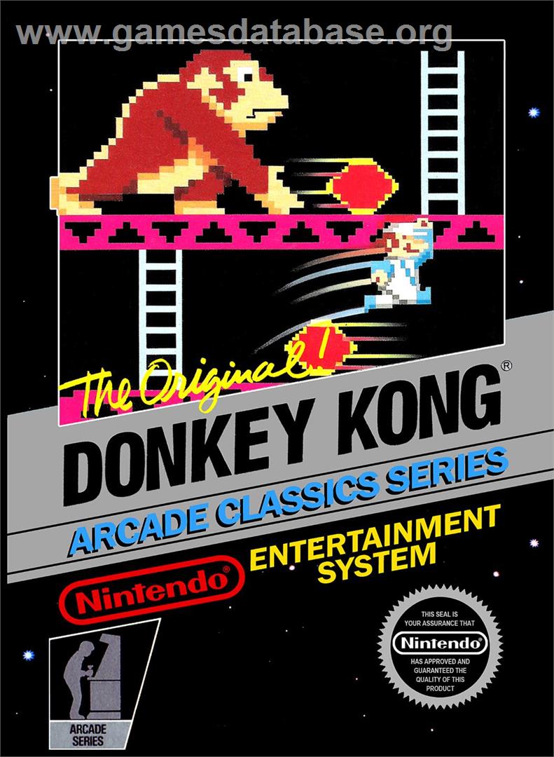 Donkey Kong - Nintendo NES - Artwork - Box
