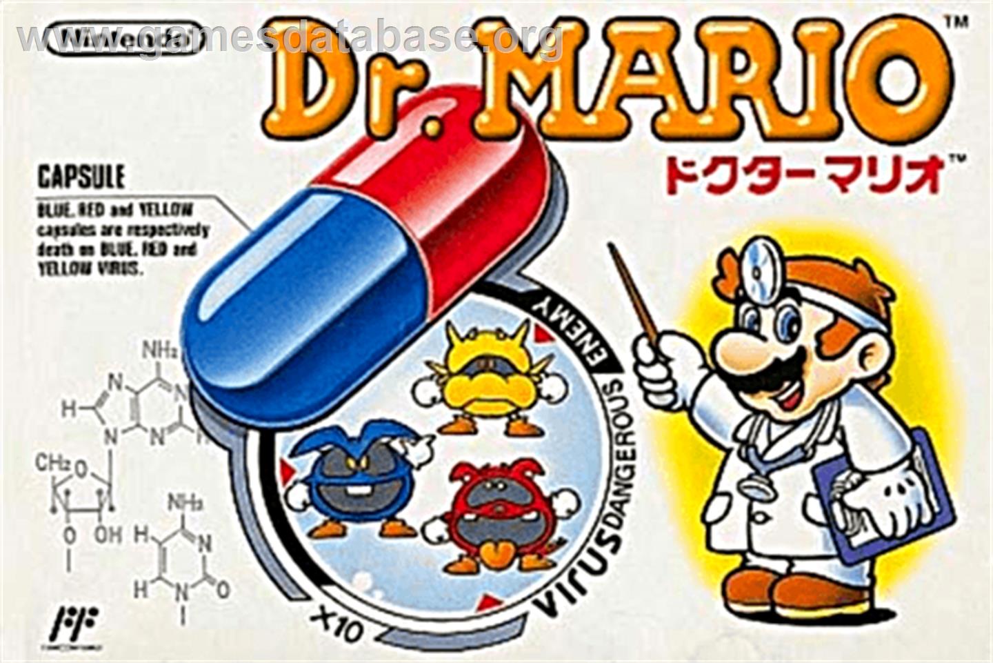 Dr. Mario - Nintendo NES - Artwork - Box