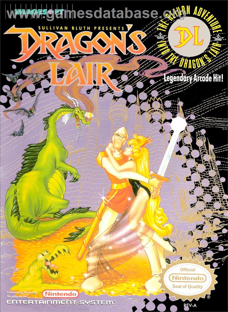 Dragon's Lair - Nintendo NES - Artwork - Box