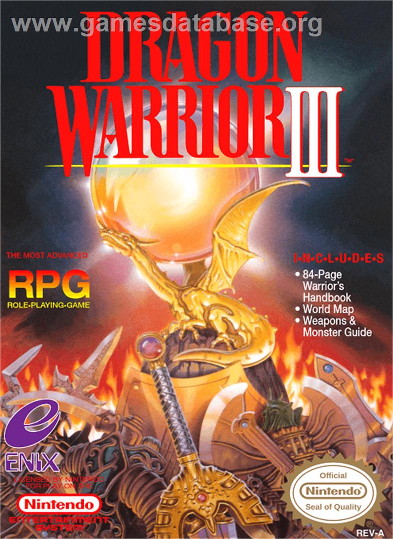 Dragon Warrior 3 - Nintendo NES - Artwork - Box
