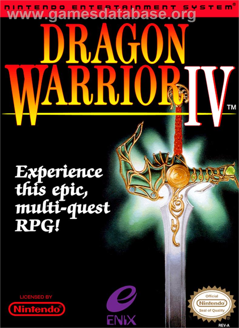 Dragon Warrior 4 - Nintendo NES - Artwork - Box