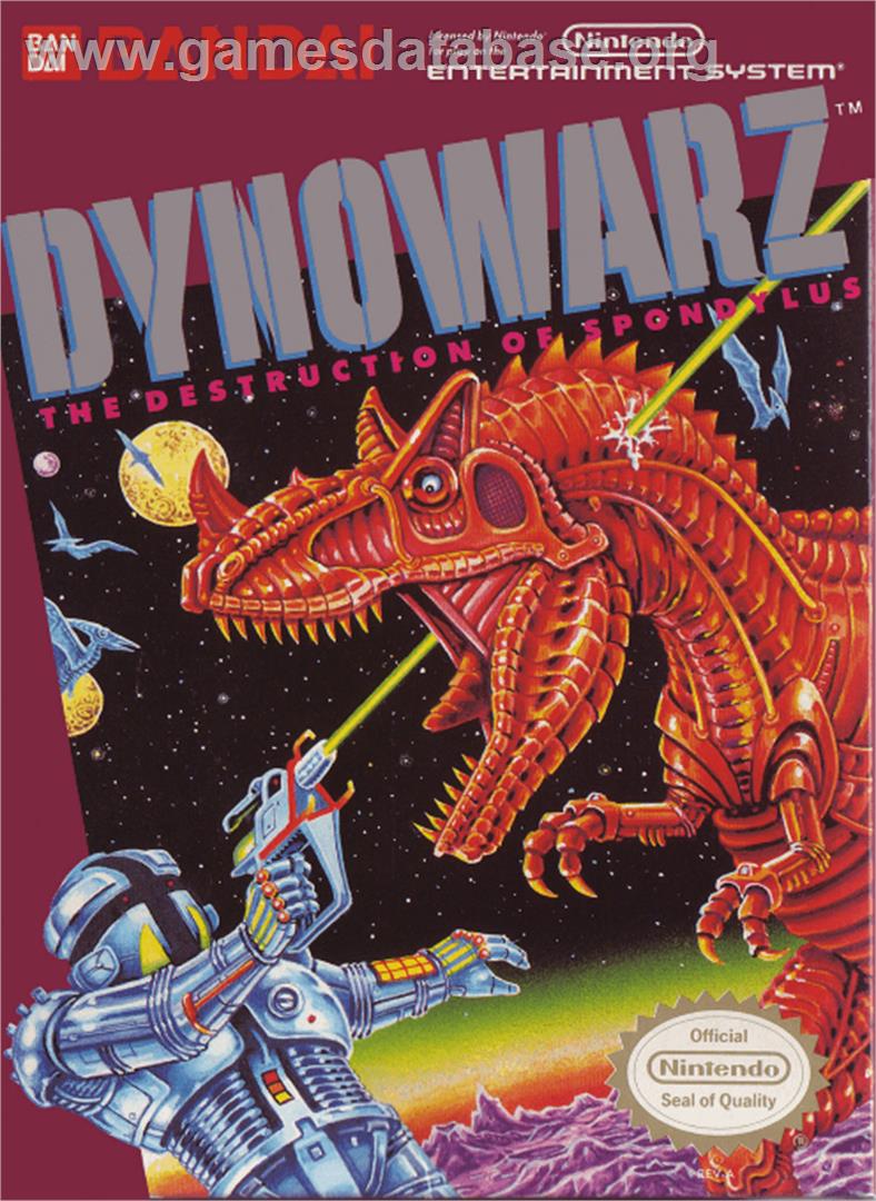 Dynowarz: Destruction of Spondylus - Nintendo NES - Artwork - Box