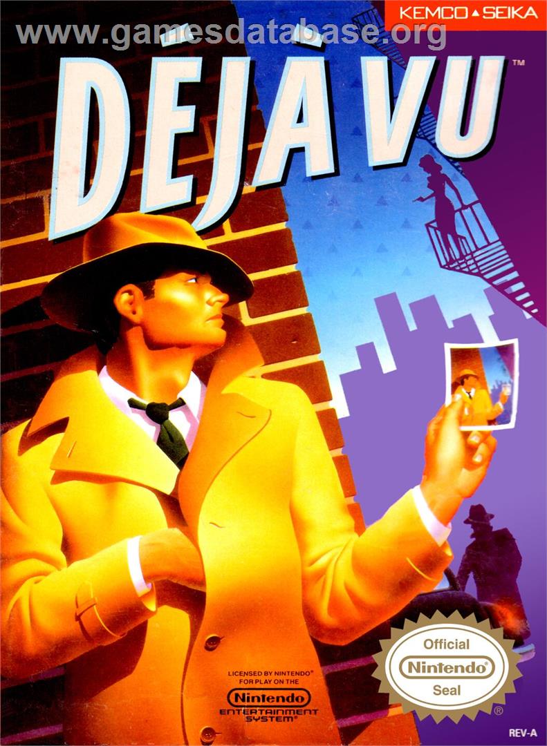 Déjà Vu - Nintendo NES - Artwork - Box