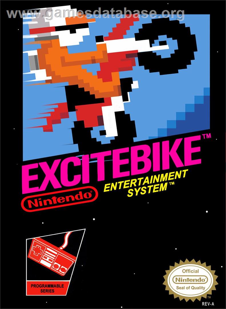 Excitebike - Nintendo NES - Artwork - Box