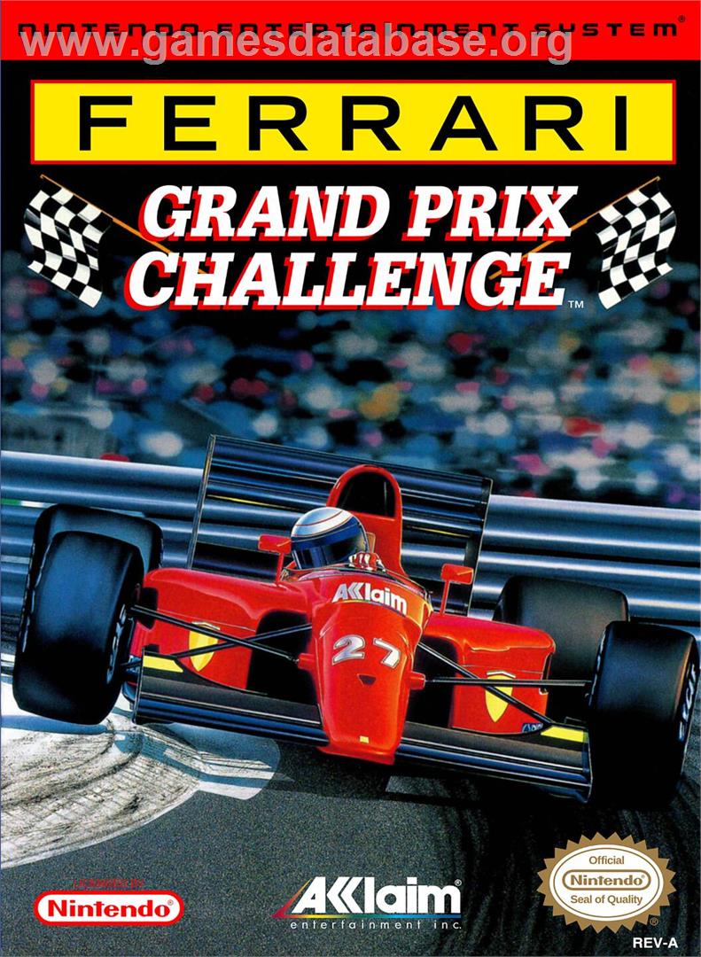 Ferrari Grand Prix Challenge - Nintendo NES - Artwork - Box
