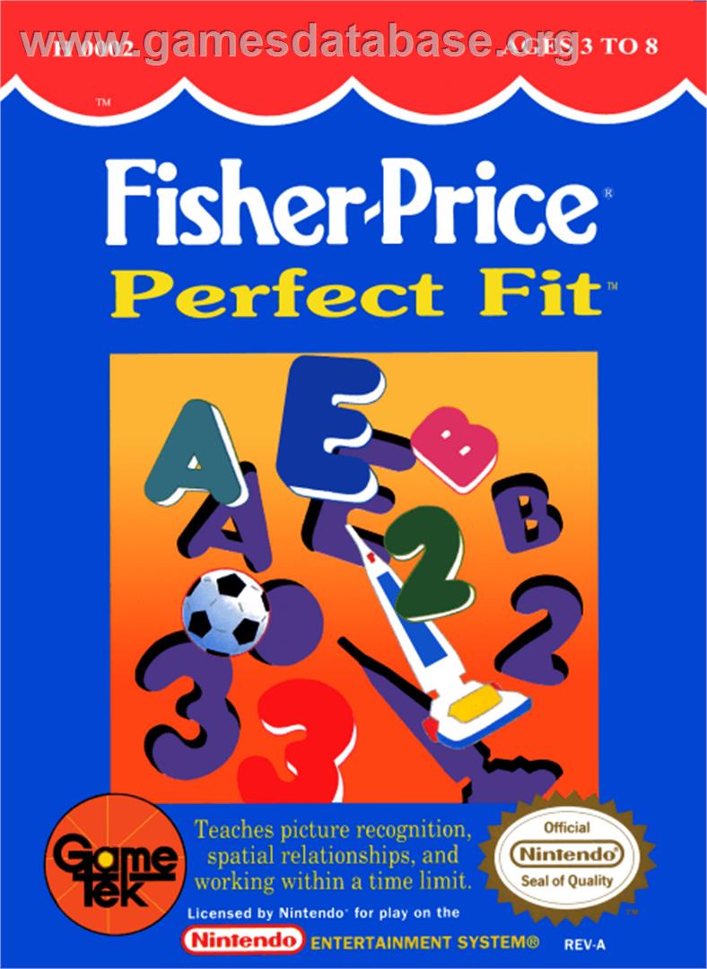 Fisher-Price: Perfect Fit - Nintendo NES - Artwork - Box