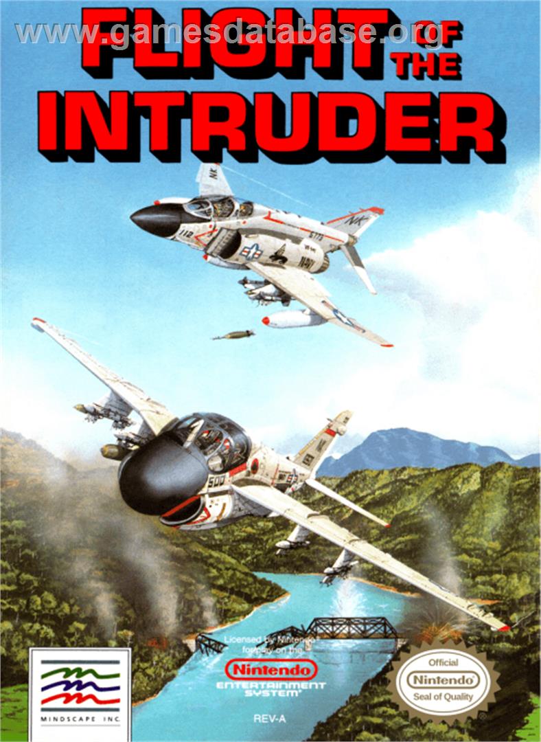 Flight of the Intruder - Nintendo NES - Artwork - Box