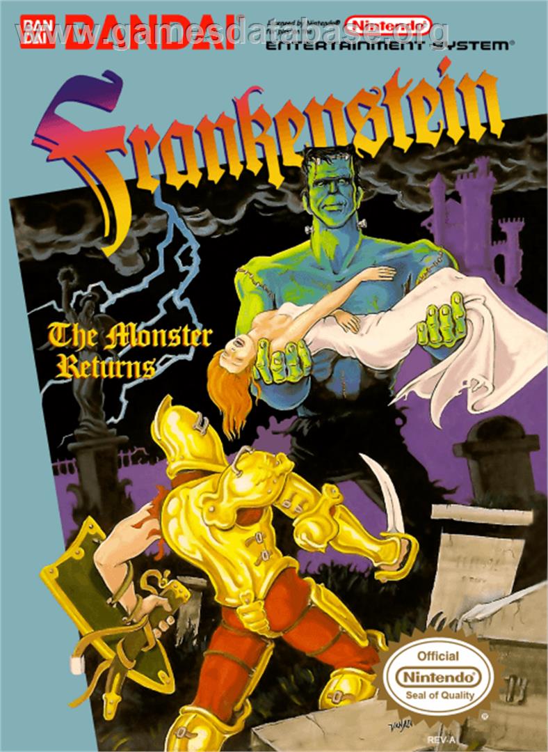 Frankenstein: The Monster Returns - Nintendo NES - Artwork - Box