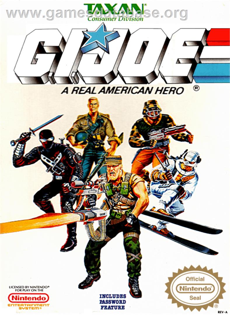 G.I. Joe: A Real American Hero - Nintendo NES - Artwork - Box