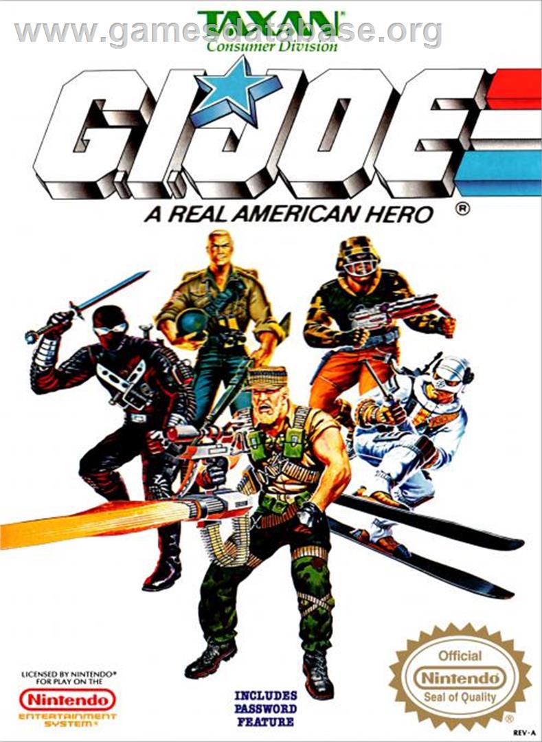 G.i. Joe - A Real American Hero - Nintendo NES - Artwork - Box