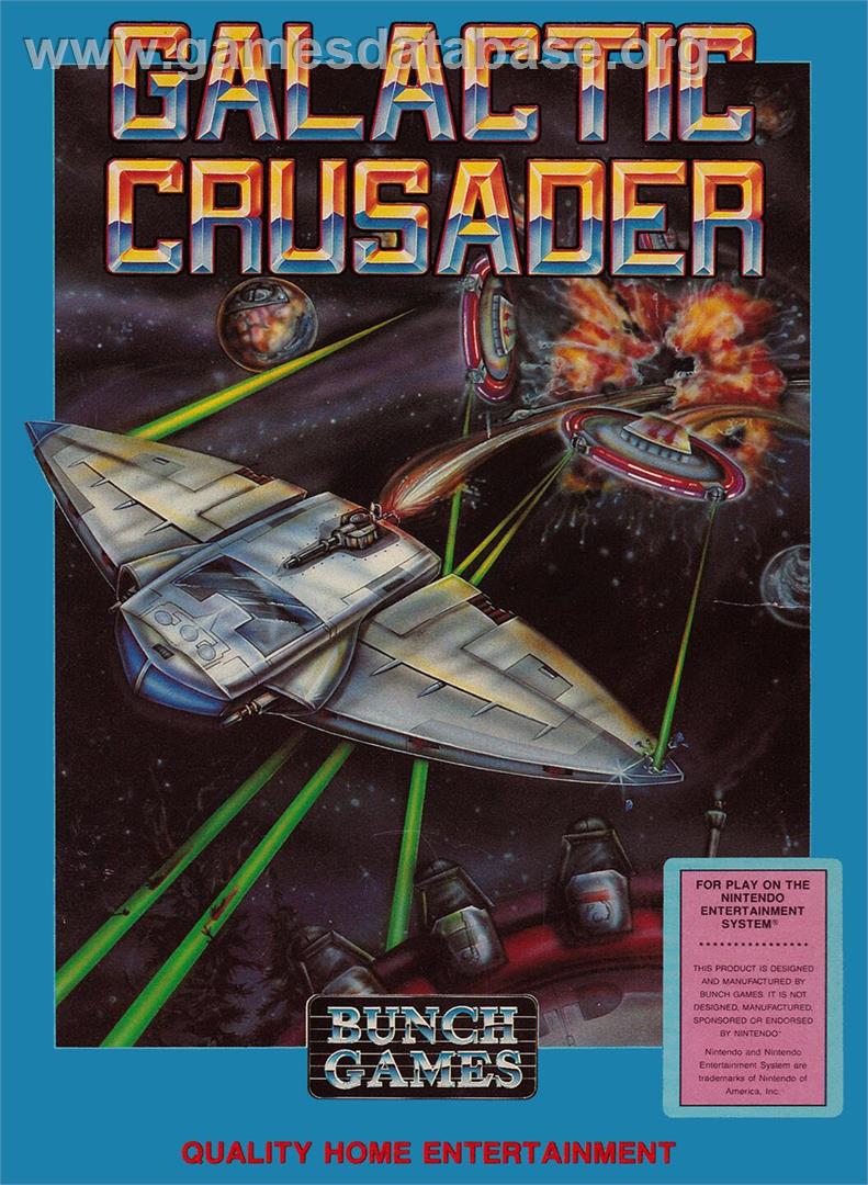 Galactic Crusader - Nintendo NES - Artwork - Box