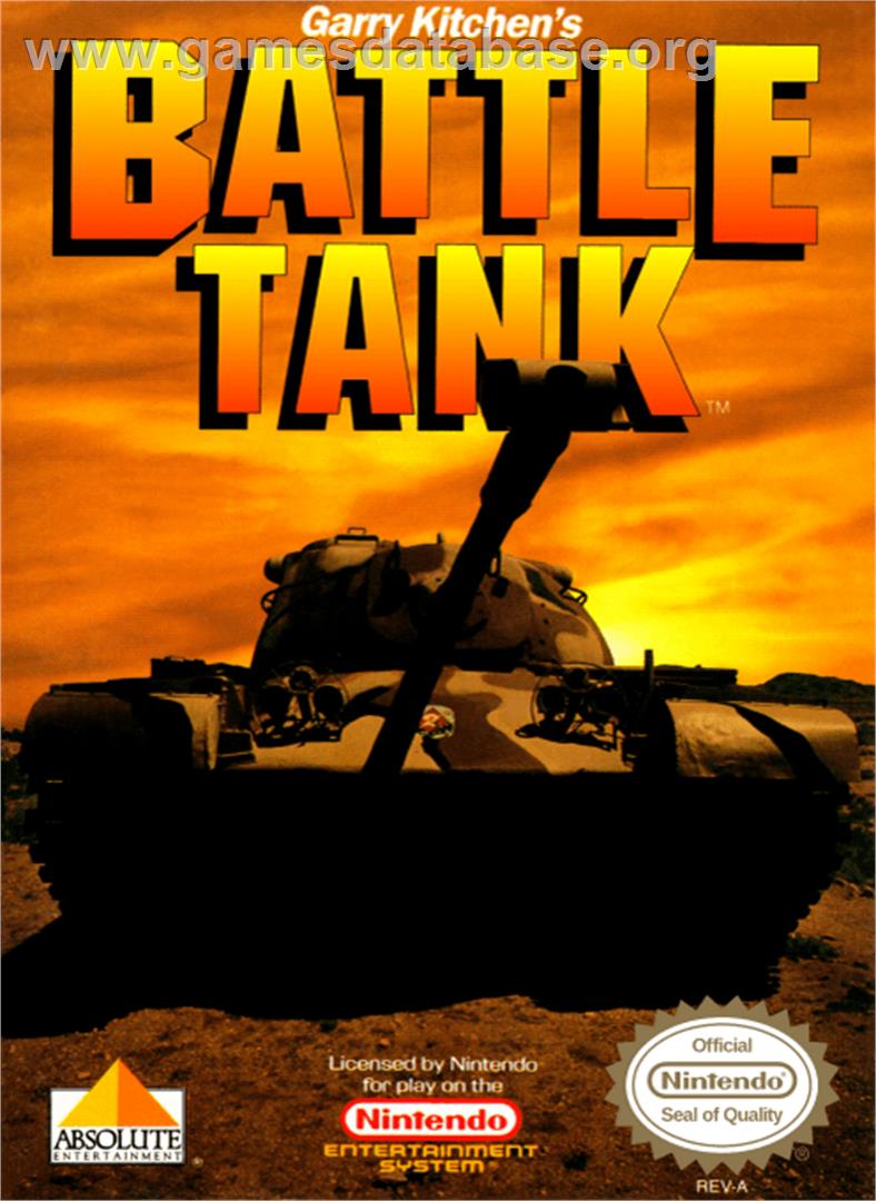 Garry Kitchen's Battletank - Nintendo NES - Artwork - Box