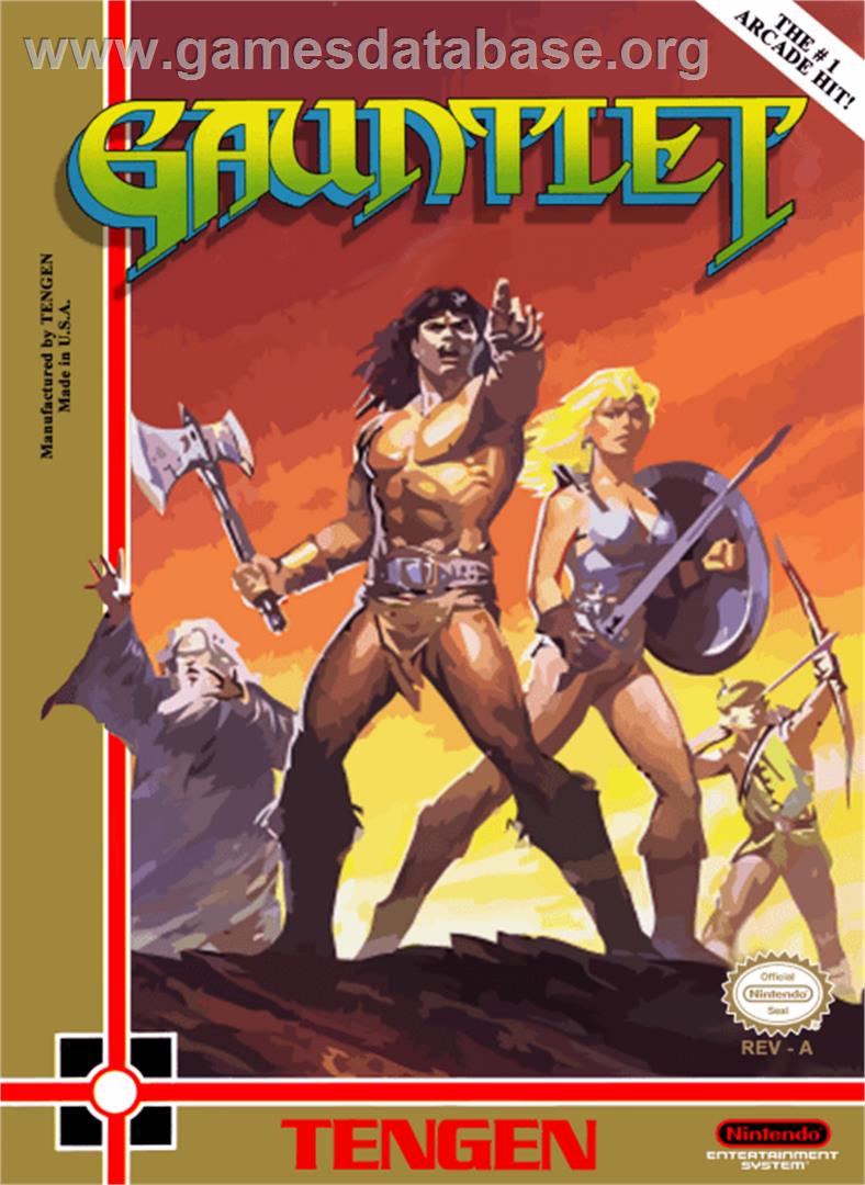 Gauntlet - Nintendo NES - Artwork - Box