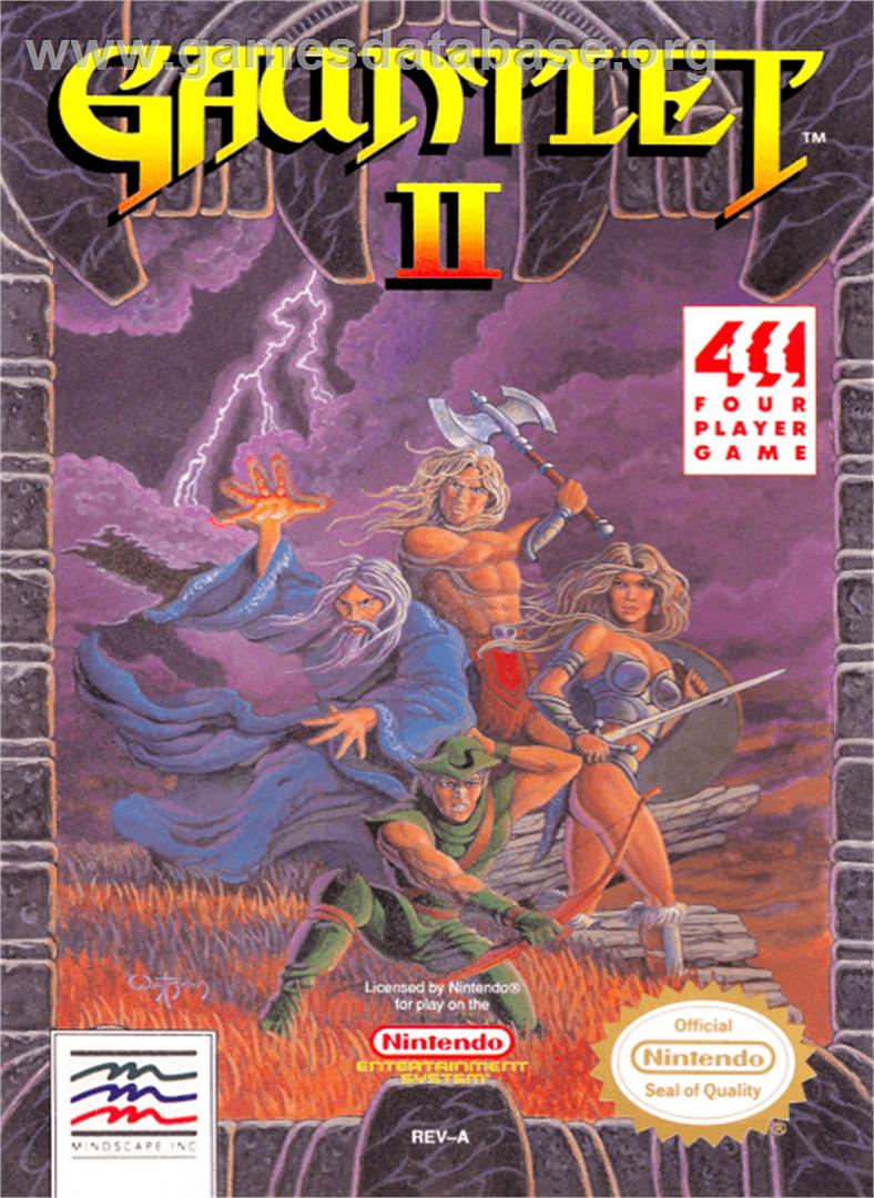 Gauntlet II - Nintendo NES - Artwork - Box