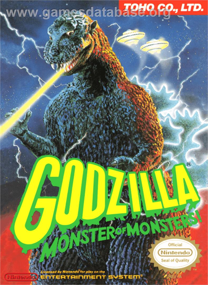 Godzilla: Monster of Monsters - Nintendo NES - Artwork - Box