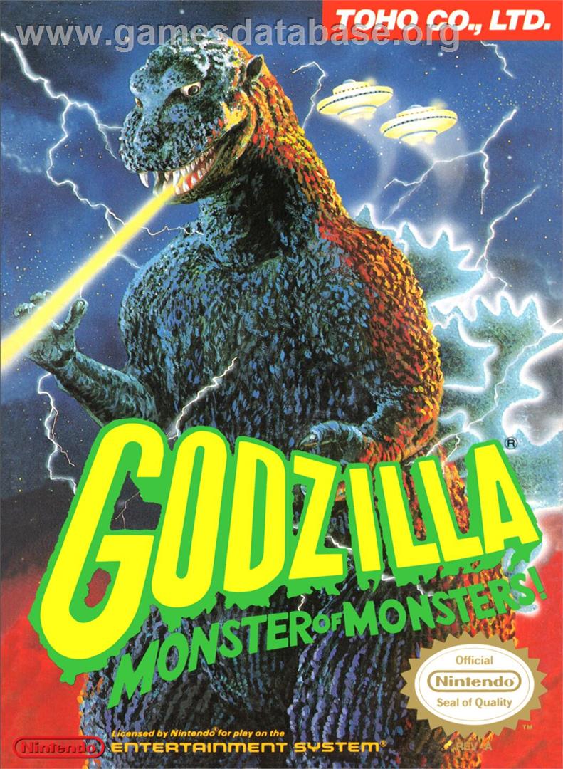 Godzilla - Monster Of Monsters - Nintendo NES - Artwork - Box