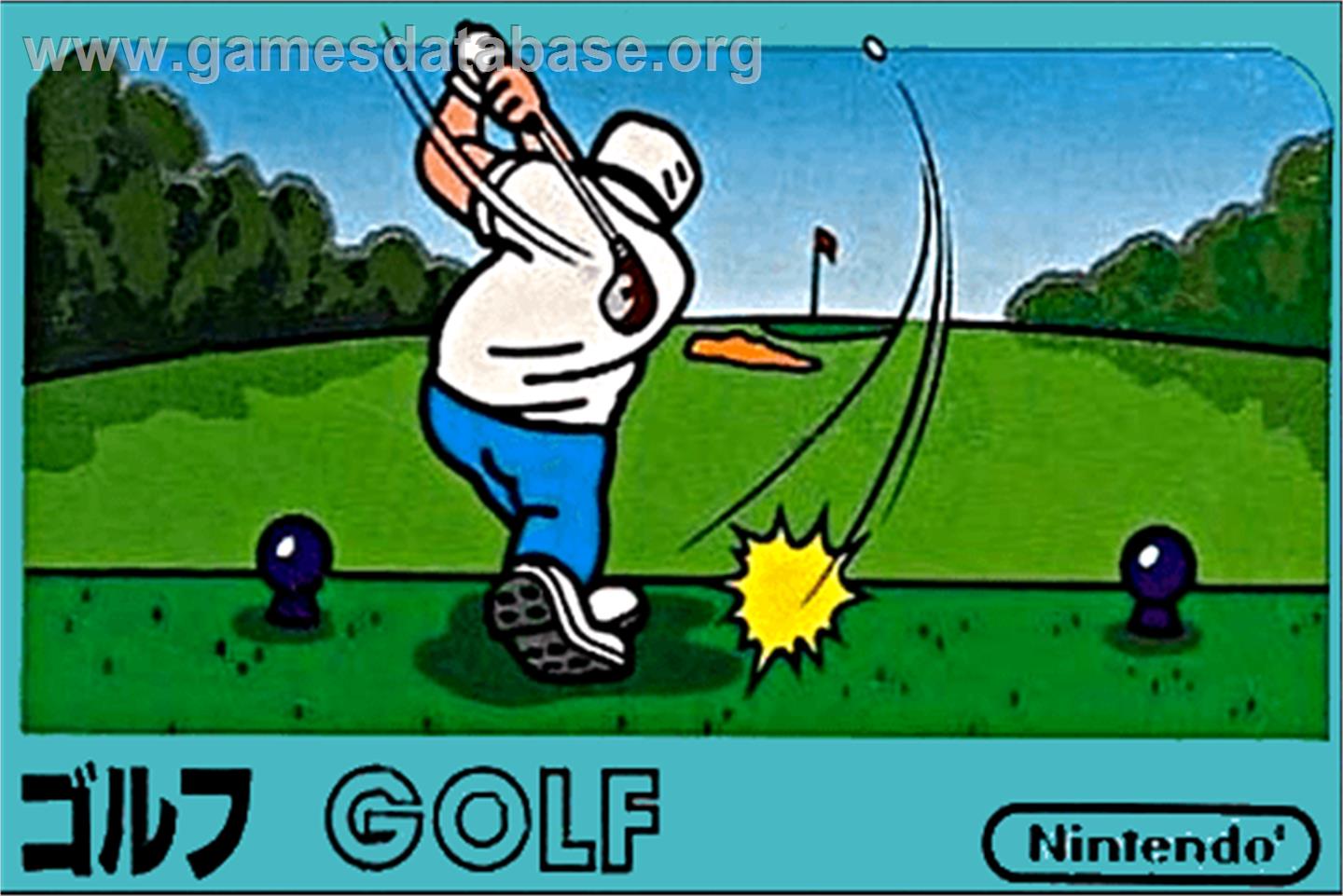Golf - Nintendo NES - Artwork - Box