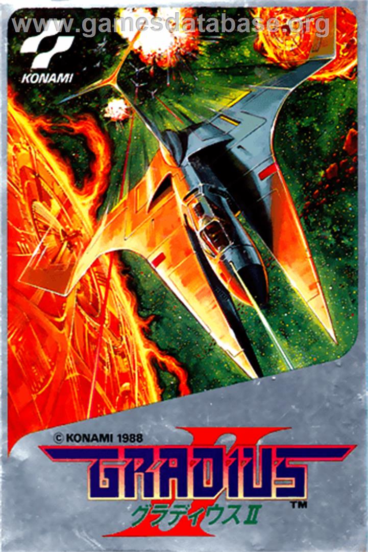 Gradius II - GOFER no Yabou - Nintendo NES - Artwork - Box