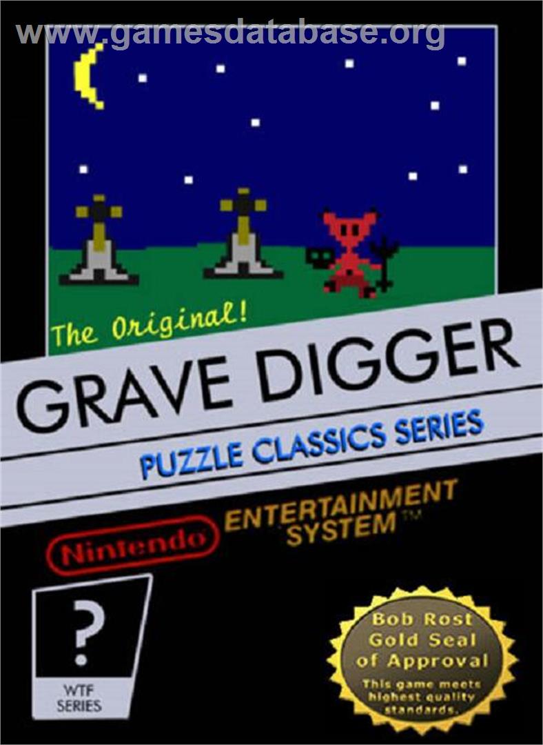 Gravedigger - Nintendo NES - Artwork - Box