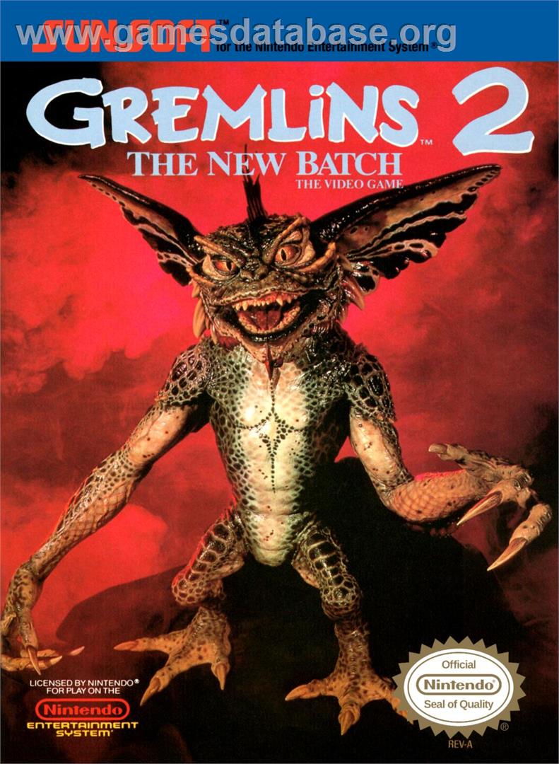 Gremlins 2 - The New Batch - Nintendo NES - Artwork - Box