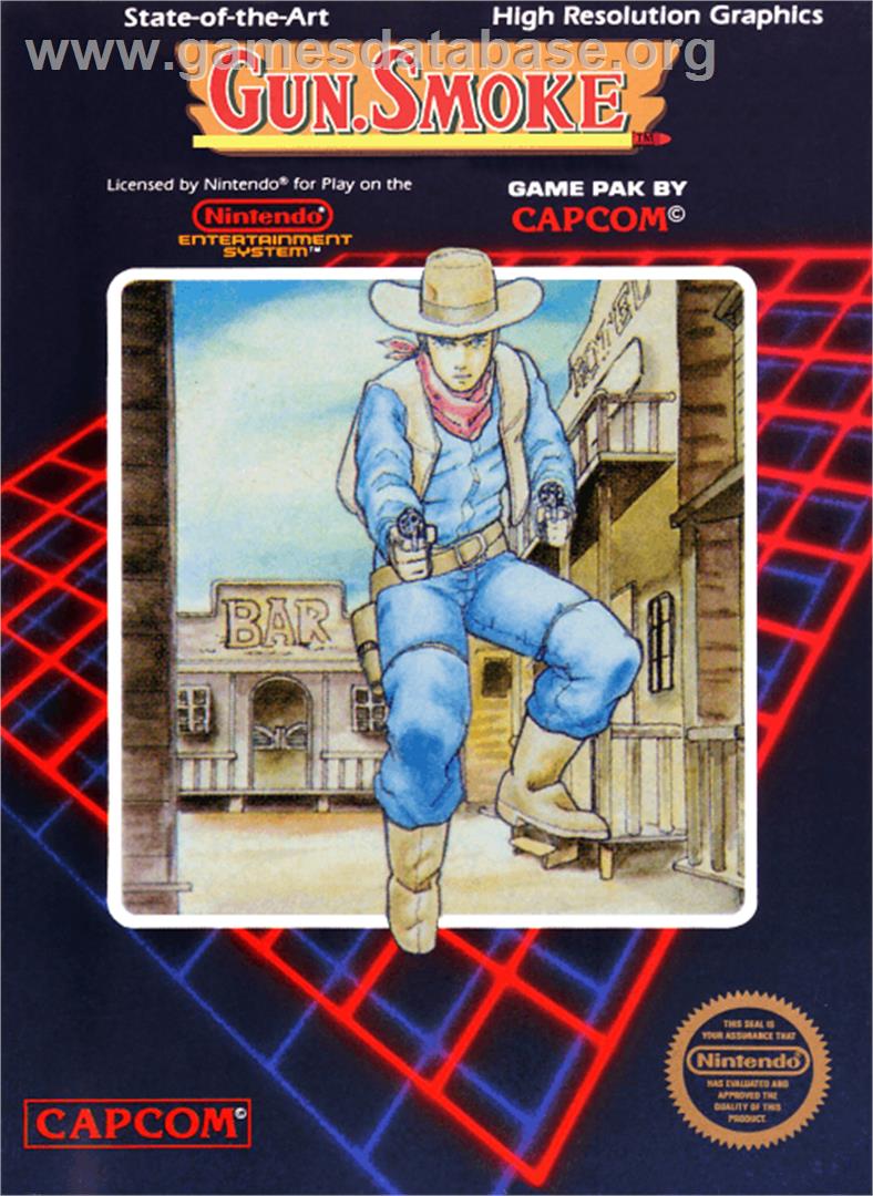 Gun.Smoke - Nintendo NES - Artwork - Box