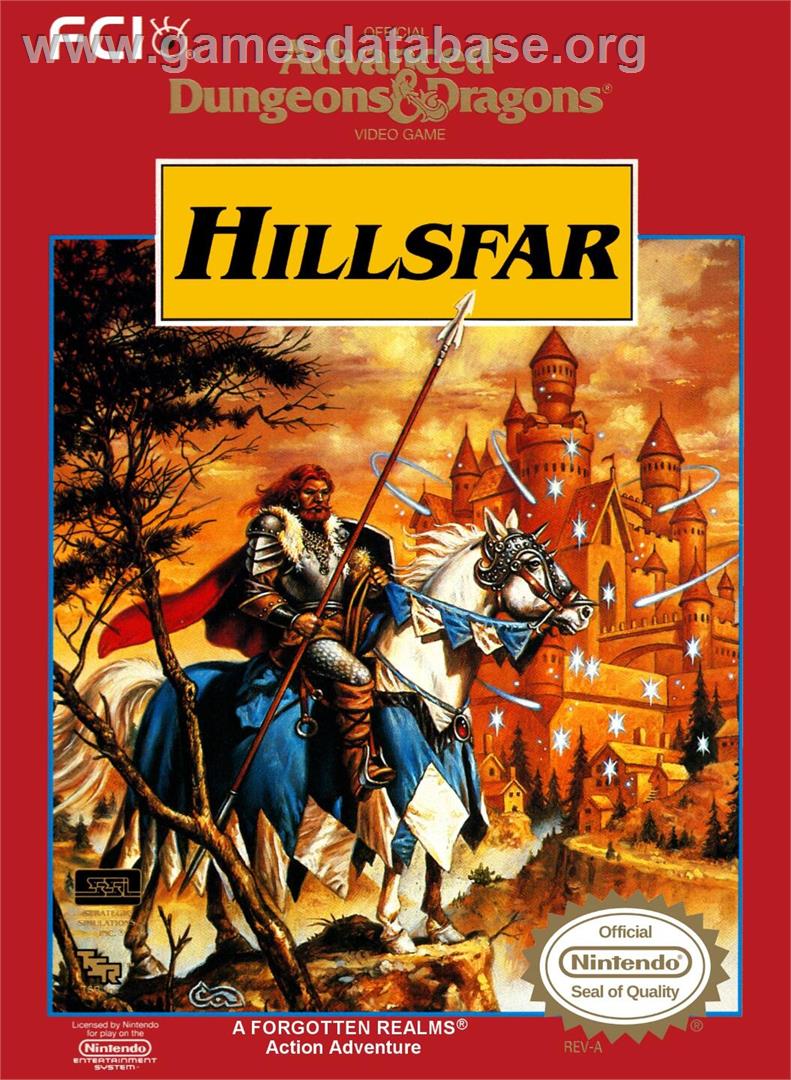Hillsfar - Nintendo NES - Artwork - Box