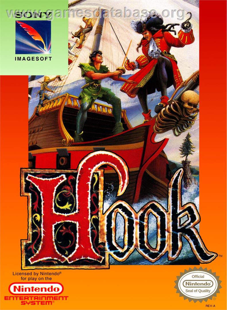 Hook - Nintendo NES - Artwork - Box
